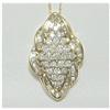 1 Carat Diamond Pendant Necklace 14K Gold NEW