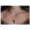 Dragonfly Pendant Citrine Peridot Garnet Charm