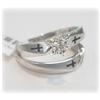 Image 2 : Diamond Christian CROSS Wedding Ring Gold 10K