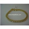 Image 3 : 18K GOLD 12 Carat DIAMOND TENNIS BRACELET $25K 8"