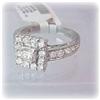 Image 1 : SOLID 14K GOLD 1 CARAT GENUINE DIAMOND RING CT. C