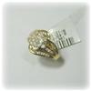 Image 2 : Genuine Diamond Ring Gold Flower Size 7 7.5 8 6