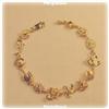 Image 3 : Solid 14K Gold Starfish Bracelet Ocean Shells 7