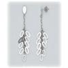 Image 1 : 2.5" Solid 14K Gold Dangle Drop Earrings NEW