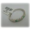 Image 2 : 14K GOLD  EMERALD DIAMOND RING SZ 7 ETERNITY!