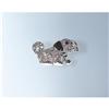 Image 1 : SWAROVSKI CRYSTAL DOG PIN BROOCH PUPPY WHITE