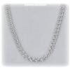 Image 1 : 20" Byzantine Chain Sterling Silver Necklace