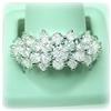 Image 1 : SOLID 14K GOLD  3 CARAT DIAMOND BAND RING CTW