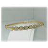Image 2 : Bangle Bracelet Genuine Diamond Yellow Gold 10K