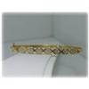 Image 3 : Bangle Bracelet Genuine Diamond Yellow Gold 10K