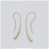 Image 2 : New 2" Solid 14K Gold Dangle Drop Earrings YG