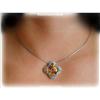 Image 1 : Necklace Topaz Amethyst Garnet Citrine Peridot
