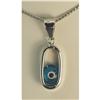 EVIL EYE Necklace 14K White Gold KABALLAH Charm