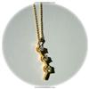 Diamond Pendant Necklace 1/2 Carat .5 Yellow Gold 10K