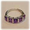 Image 1 : Big Genuine Amethyst 14K Gold Ring 6.5