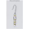 Swarovski Crystals Silver Earrings Dangle Solid NEW