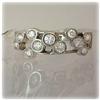 Image 3 : 14k Gold Ring Diamond Bubbles White Genuine NEW