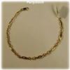 Image 1 : REAL Diamond Heart Bracelet 10K Gold 7" Links