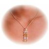 Image 3 : Citrine Necklace Charm Sterling Silver SOLID