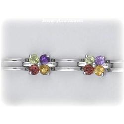 Amethyst Garnet Peridot Citrine Bracelet Tennis