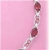 Image 2 : Genuine Garnet Bracelet Solid Sterling Silver