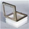 Image 2 : FRENCH OPALESCENT DRESSER BOX 4"x4"x2 1/2"