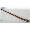 Image 1 : CARVED FOLK ART CANE carved with a variety