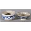 Image 1 : DEDHAM POTTERY (2) Two bowls with swan bor