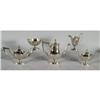 Image 1 : GORHAM STERLING SILVER TEA SET 3 5/8"x 3 1