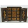 Image 1 : DUTCH MARQUETRY SPICE CABINET 17"x 16"x 8"