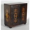 Image 2 : DUTCH MARQUETRY SPICE CABINET 17"x 16"x 8"