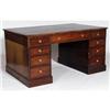 Image 1 : GEORGE III STYLE MAHOGANY PARTNER'S DESK w