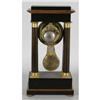 Image 2 : FRENCH PORTICO CLOCK, with line inlay, 19"