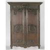 Image 1 : FRENCH PROVINCIAL OAK WEDDING ARMOIRE exte