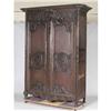 Image 2 : FRENCH PROVINCIAL OAK WEDDING ARMOIRE exte