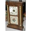 Image 1 : EMPIRE SHELF CLOCK with gilt split columns