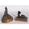 Image 1 : TWO WESTERN BRONZES C.J. Berry bronze titl