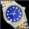 Image 1 : Rolex Men's Two Tone 14K Gold/SS, QuickSet, Diamond Dial & Diamond Bezel