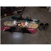 Image 1 : 3 snow boards and pair of boots