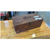 Image 1 : WOOD CASE OF FISHING LURES, LEAD WEIGHTS