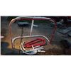Image 2 : As new 6 foot by 4 foot steel hockey net with extra parts