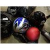 Image 2 : Lot of hockey helmets, motorcycle helmets, bike helmets and more