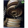 Image 8 : 175 POUNDS OF METAL PLATE WEIGHTS