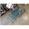 Image 2 : 4 patio chairs with cushions and lounger