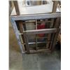 Image 2 : 3 Antique window frames - some glass
