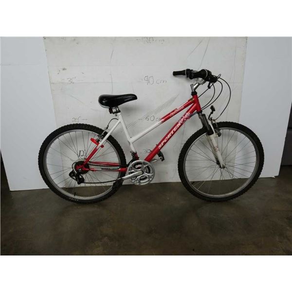 Red/white sporter spellbound bike