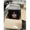 Image 1 : Box of records: Led zeppelin, Frank Zappa, Rolling Stones, AC/DC and others