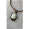 Image 3 : POLY RING AND NECKLACE WITH PENDENT MARKED 925 SILVER