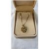 Image 2 : NECKLACE CHAIN MARKED 14 GOLD WITH PENDENT