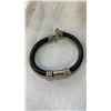 Image 8 : 14KT GOLD PLATED CHAIN, 925 SILVER PLATED NECKLACE AND EARRING SET, 3 WATCHES, AND LEATHER BRACELET